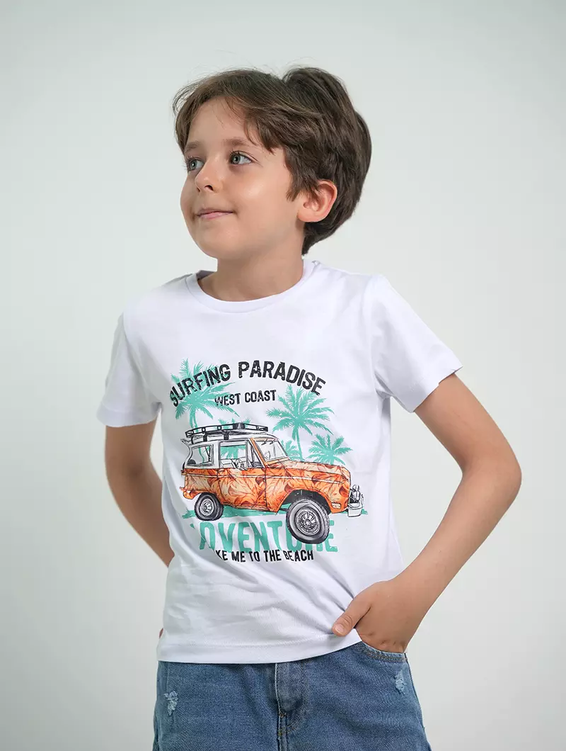 T-shirt motifs exotiques